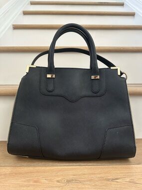 Rebecca Minkoff Saffino Classic Black Structured Bag